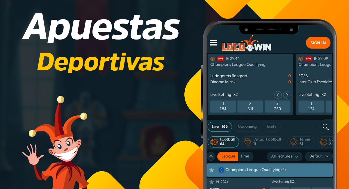 Apuestas deportivas en la plataforma online de Locowin desde España